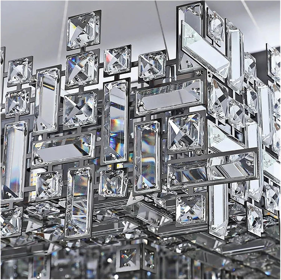 Candelabru Cristal RZ-2/500x500GD , 10xE14, Diametru 50cm, Auriu Lucios, Inaltime Reglabila, Design Elegant