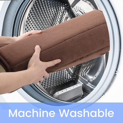 Covorase de Baie, 80x50 cm / 50x40 cm, Maro, Antiderapant, Absorbant, Set 2 bucati