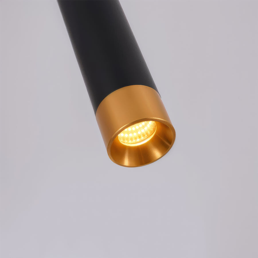 Lustra LED suspendata cu telecomanda DAMARA 44W, lumina Rece/Calda/Neutra, Dimabila, Negru, Inaltime Reglabila