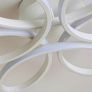 Lustra LED cu telecomanda ELIZA, 63W, lumina Rece/Calda/Neutra, Dimabila, Alb