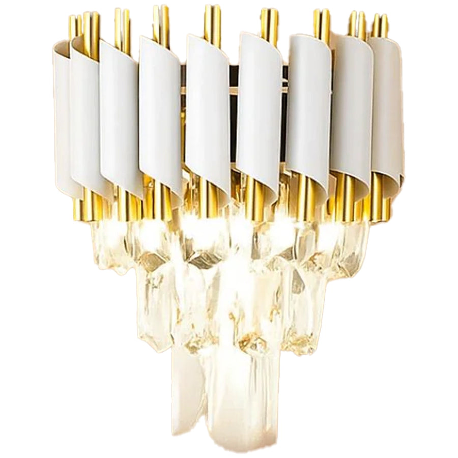 Aplica Candelabru Cristal VERSAILLES Piccolo, 2xE14, Alb