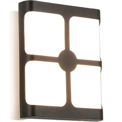 Aplica LED Exterior Timeea, 18W, Negru, 3000K