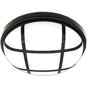 Aplica LED de Exterior AX311/218BK, Diametru 21.8cm, IP65, Lumina Calda