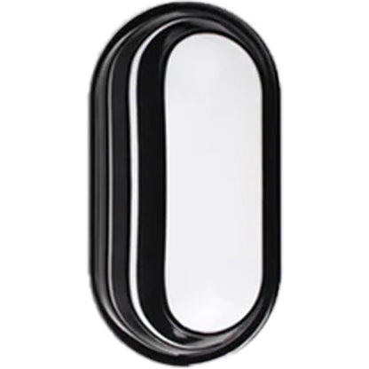 Aplica LED de Exterior AX322/270BK, Lumina Calda 3000k, IP65, Negru si Alb