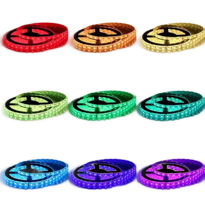 Kit Banda LED 5050 5m cu telecomanda, RGB, 10W/m, 5m, IP44