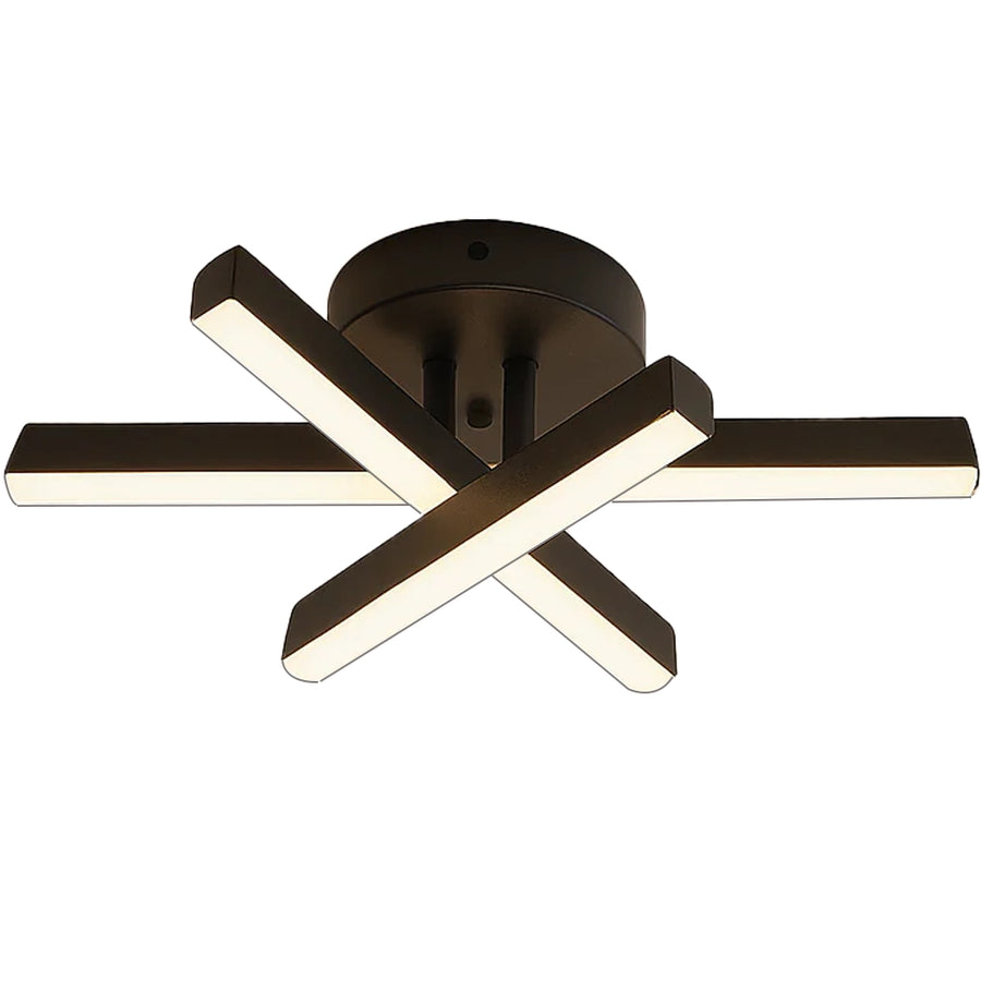 Lustra LED Diego, 26W, Negru, Metal, Lumina Rece/Calda/Neutra