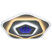 Lustra LED NEXA 3D 39W, Diametru 23cm, lumina Rece/Calda/Neutra , Alb