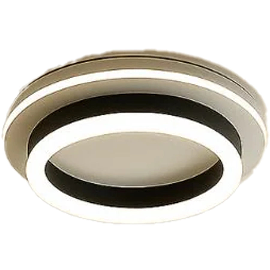 Lustra LED MODERNA 25W, Diametru 20cm, Rotunda, lumina Rece/Calda/Neutra, Negru