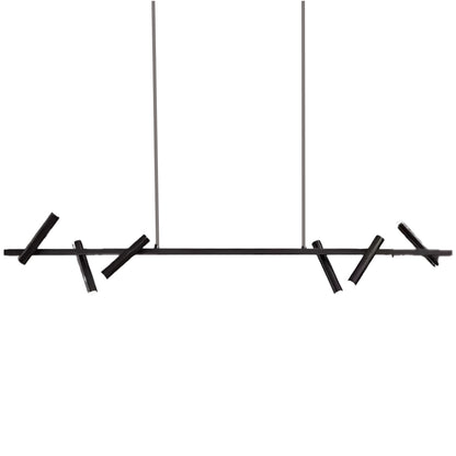 Lustra LED  Harman, 23W, 6 Surse, Lumina Neutra, Negru