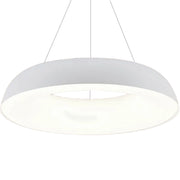 Lustra LED suspendata cu Telecomanda CHIARA, 73W, Lumina Rece/Calda/Neutra, Dimabila, Alb
