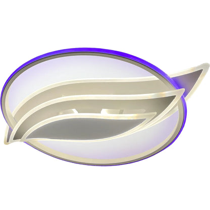 Lustra LED cu telecomanda JARRIA 52W, lumina Rece/Calda/Neutra/RGB, Dimabila, Alb