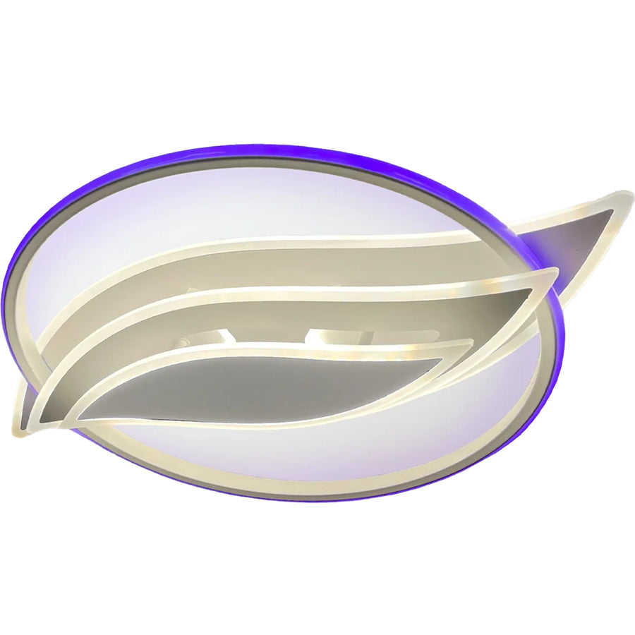 Lustra LED cu telecomanda JARRIA 52W, lumina Rece/Calda/Neutra/RGB, Dimabila, Alb