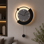 Aplica LED Decorativa ARC Ø30 cm Lumina Rece/Neutra/Calda Negru