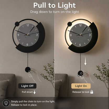 Aplica LED Decorativa ARC Ø30 cm Lumina Rece/Neutra/Calda Negru