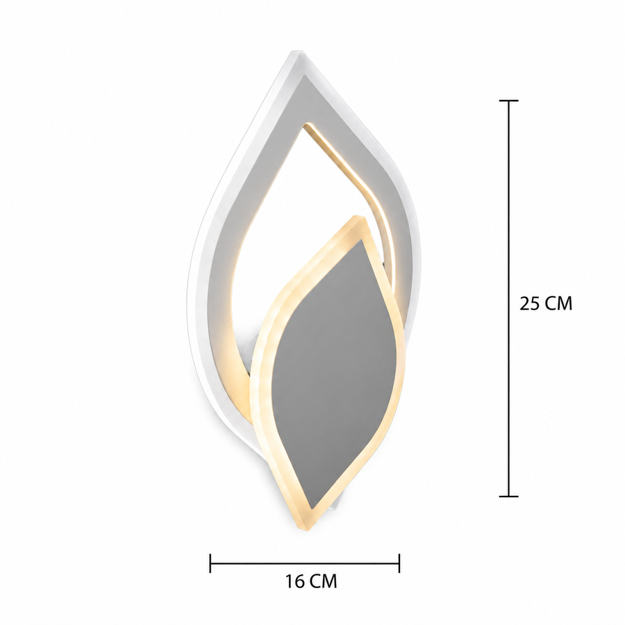Aplica LED Nina, 20W, Lumina Neutra, Alb