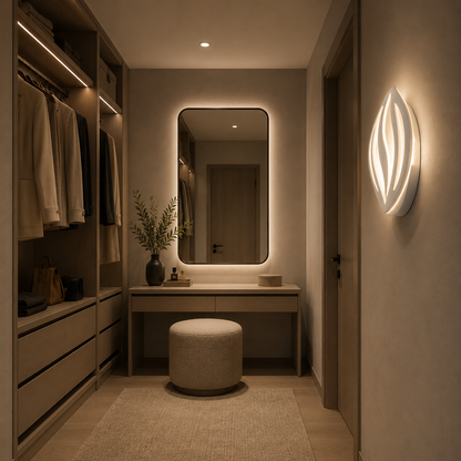 Aplica LED ORCHID 15W Petala Lumina Rece/Calda/Neutra Acril Metal Alb