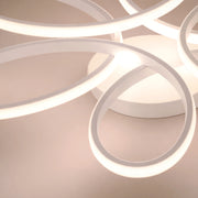 Lustra LED cu telecomanda ELIZA, 63W, lumina Rece/Calda/Neutra, Dimabila, Alb