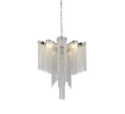 Candelabru B8000/4CH, 4xE14, Diametru 43 cm, Inaltime 68 cm, Argintiu, Metal