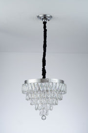 MEILI CRYSTAL CASCADA 500 – Candelabru LED cu Cristale, 112W, Ø500 mm, cu Telecomandă