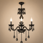 Candelabru Cristal AUGUST Eleganza, 3xE14, Diametru 48cm,  Argintiu, Inaltime Reglabila