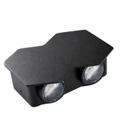 Aplica LED AX231, Exterior si Interior, 4 Surse, 10W, Negru, 3000K
