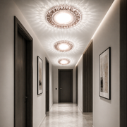 Spot LED ORBITA, 5W, Rotund, Lumina Rece / Calda, Bronz Antichizat, Rasina si Sticla