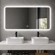 Set Mobilier AVEN Duo pentru Baie, 140cm, 3 Piese, Alb
