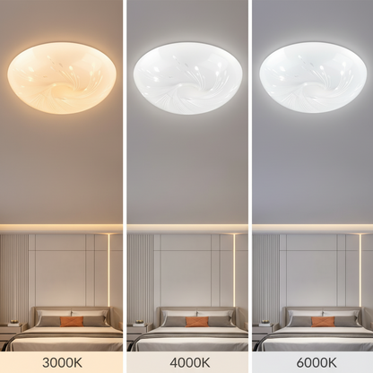 Plafonieră LED 35 cm, 31W, 3000K / 4000K / 6000K, Alb, Metal si Acril