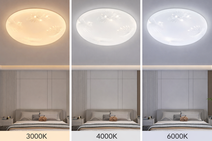 Plafonieră LED 35 cm, 32W, 3000K / 4000K / 6000K, Alb, Metal si Acril