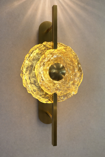 Aplica LED LUMA Decorativa  Lumina Rece/Neutra/Calda Auriu