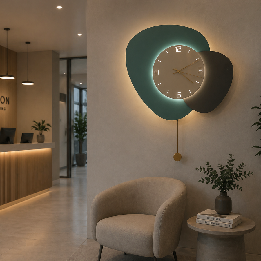 Aplica LED Decorativa DUOS Ø50cm Lumina Rece/Neutra/Calda Verde