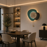 Aplica LED Decorativa DUOS Ø50cm Lumina Rece/Neutra/Calda Verde