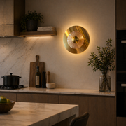 Aplica LED Decorativa DOME Lumina Rece/Neutra/Calda Auriu