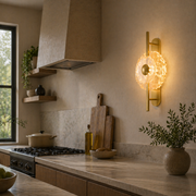 Aplica LED LUMA Decorativa  Lumina Rece/Neutra/Calda Auriu