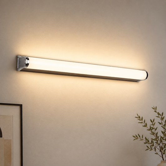Aplica LED de Baie, GARDA, 10W, liniara, lumina Calda/Neutra/Rece, Crom