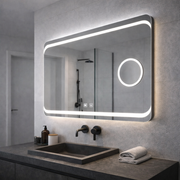 Oglinda LED Rectangulara, 80x60cm, Stella Touch, Sistem Dezaburire