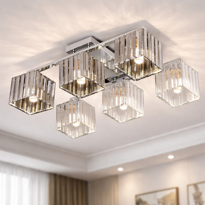 Lustra Georgiana, LC115/6, 6x E27, Crom, Metal