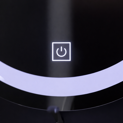 Oglinda LED Touch Gallio , Diametru 60cm, Lumina Rece 6000K, Sticla