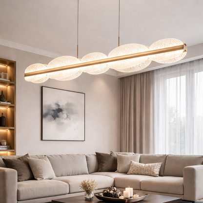 Lustra LED suspendata cu Telecomanda ISOTTA 105W, lumina Rece/Calda/Neutra 3000K/4000K/6000K, Dimabila,Inaltime Reglabila, Negru si Argintiu, Metal si Cristal