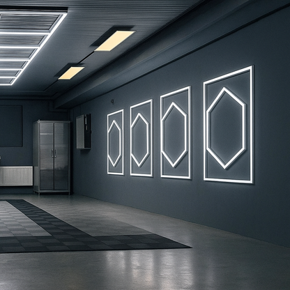 Hexagoane LED Honeycomb 1050mm X 1200mm