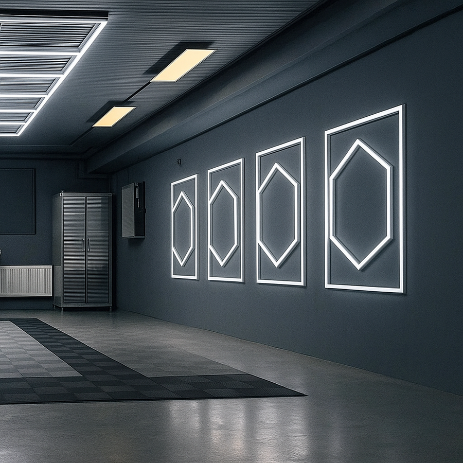 Hexagoane LED Honeycomb 1050mm X 1200mm