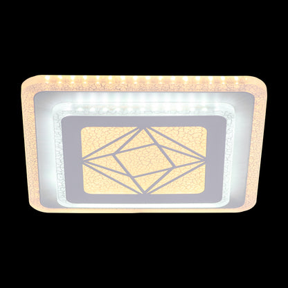 Lustra LED Amber, 30W, Alb, Acril, 4000K