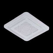 Lustra LED Amber, 30W, Alb, Acril, 4000K