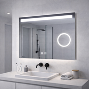 Oglinda LED Rectangulara, 65x45cm, Piano Touch, Sistem Dezaburire, Dimabila