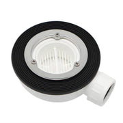 Cadita de dus patrata 90x90 cm, slim 3 cm, alb lucios