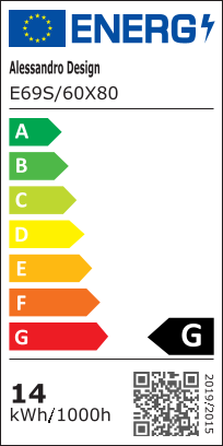 Oglinda LED CLARIVO Dreptunghiulara,  14W, 60X80cm, Touch, Sistem Dezaburire