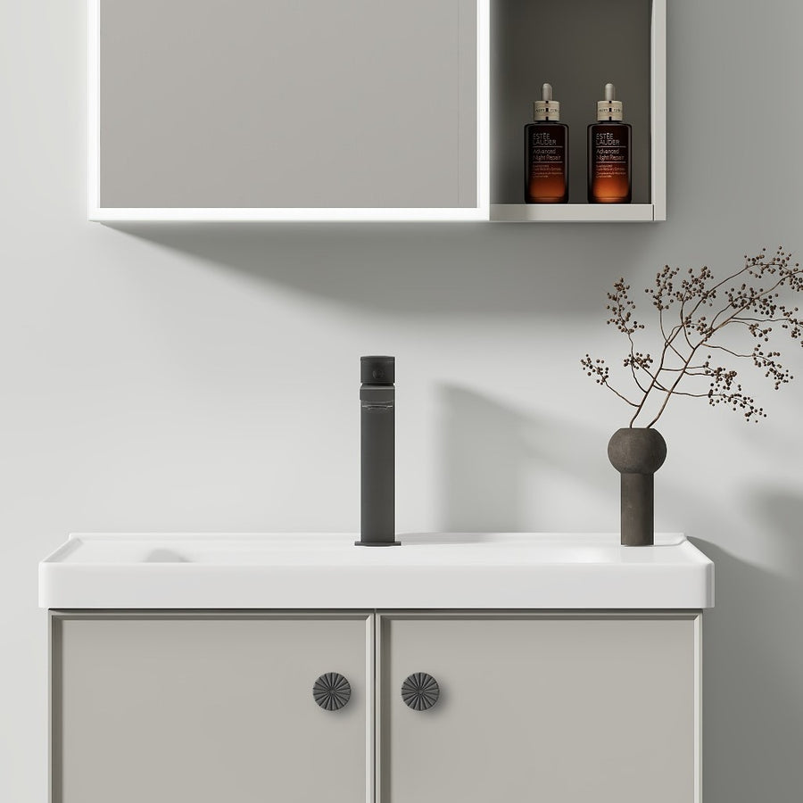 Mobilier Baie, Dulap Cu Oglinda LED T1141G/60 Gri