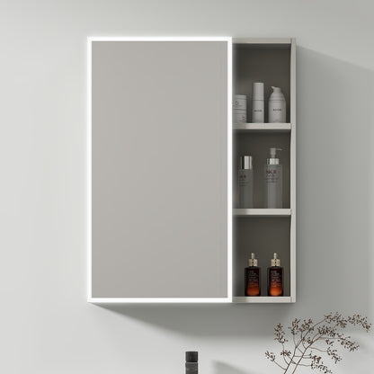 Mobilier Baie, Dulap Cu Oglinda LED T1141G/60 Gri