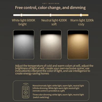 Lustra LED cu telecomanda BETTY 41W, 3 Cercuri, lumina Rece/Calda/Neutra, Dimabila, Negru