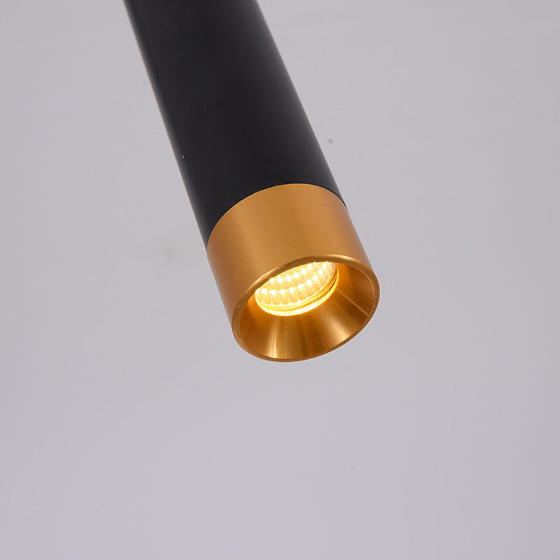 Lustra LED suspendata cu telecomanda DAMARA 44W, lumina Rece/Calda/Neutra, Dimabila, Negru, Inaltime Reglabila